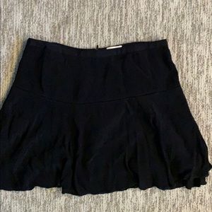 Black short skirt